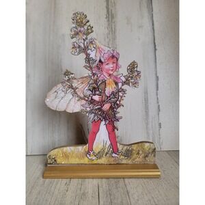 Vintage fairy eye bright flower glitter Xmas home decor unique figure